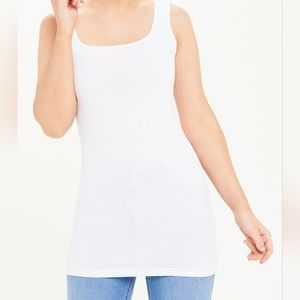 💚THE BEST White Cotton Longline Tshirt Essential Loungewear Activewear Layerin